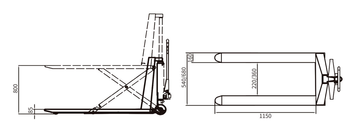 全電動液壓高搬車